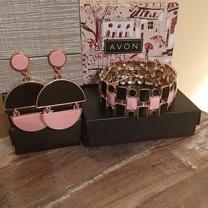 Avon Earrings and Bracelet set